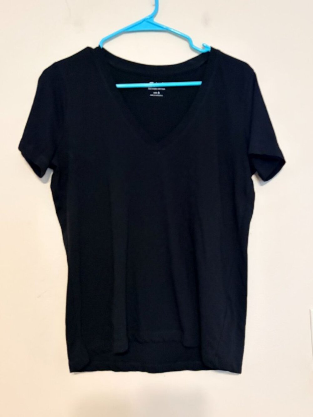 Women's Madewell Black Softfade Cotton Short Sleeve T-Shirt Size Small